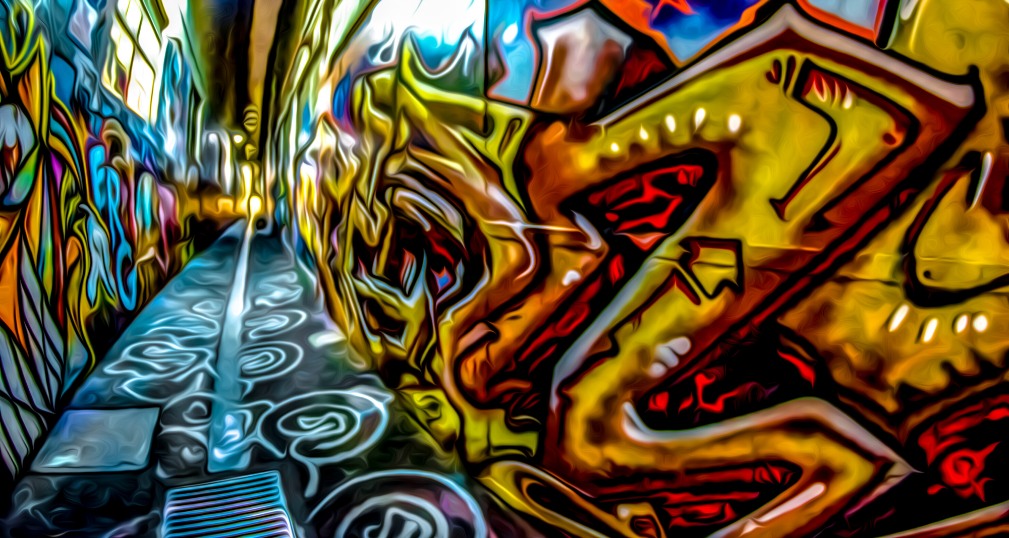 graffiti stock image