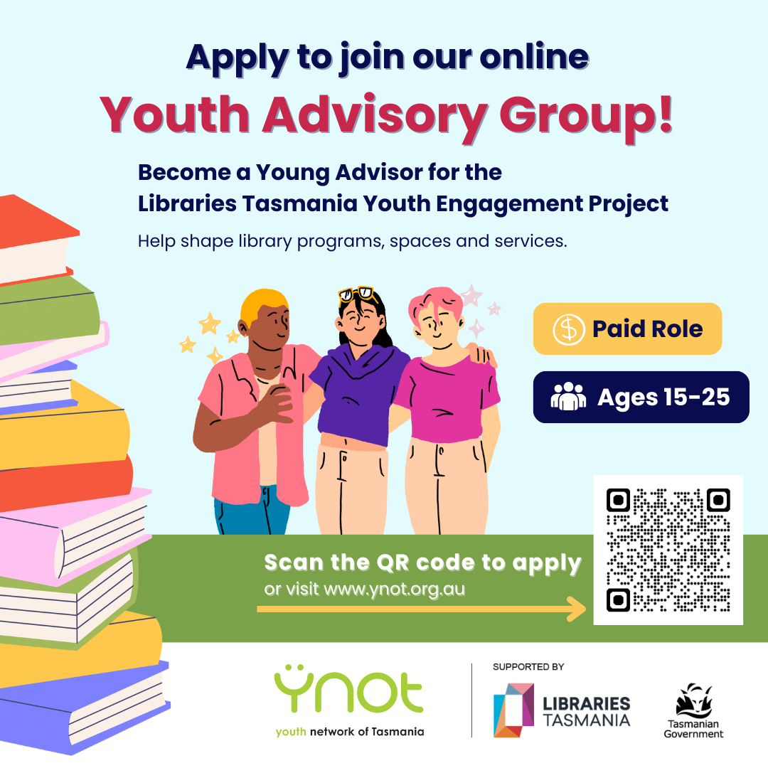 Libraries Tasmania Youth Advisory Group | Youth Network of Tasmania