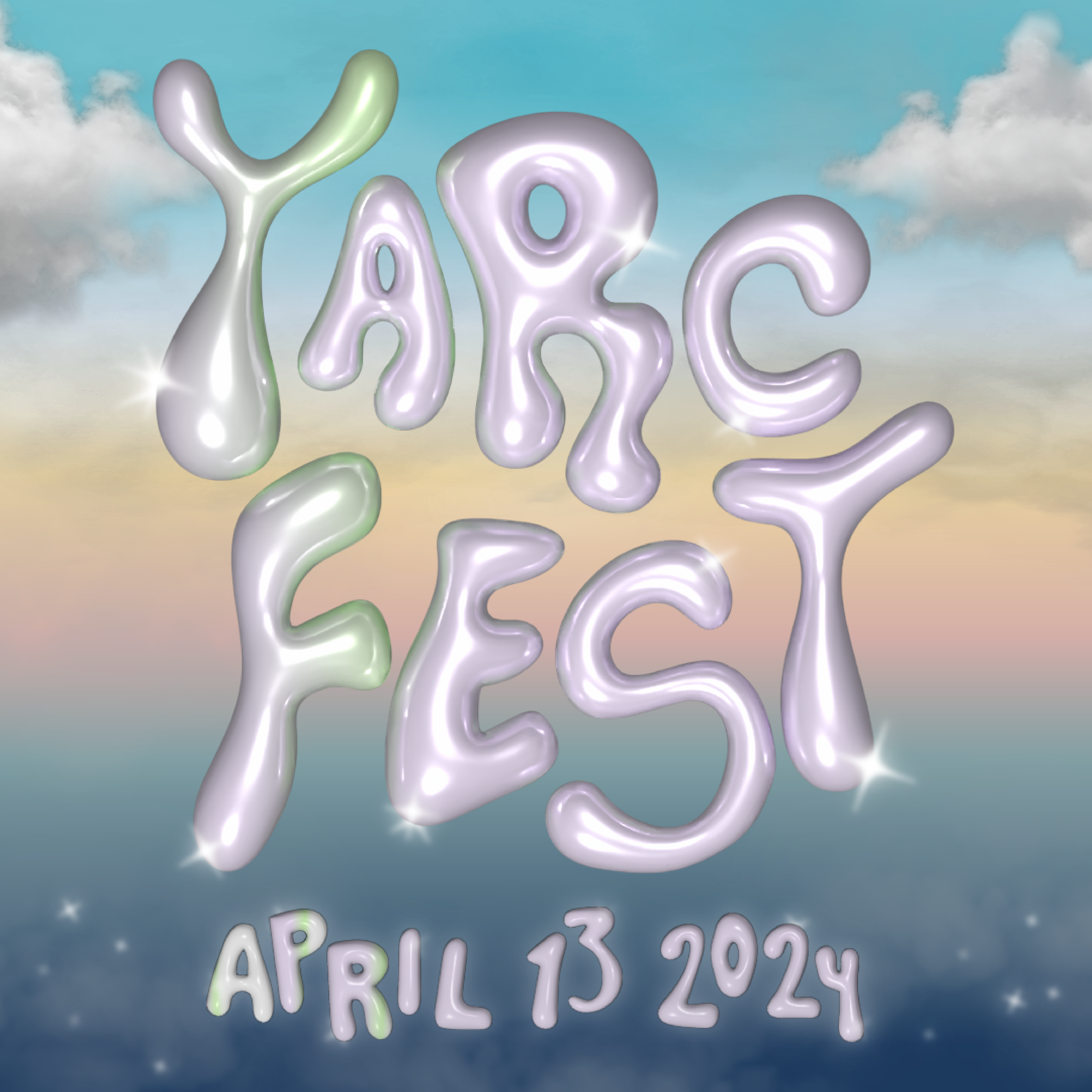 Promotional graphic for YARC Fest - April 13 2024